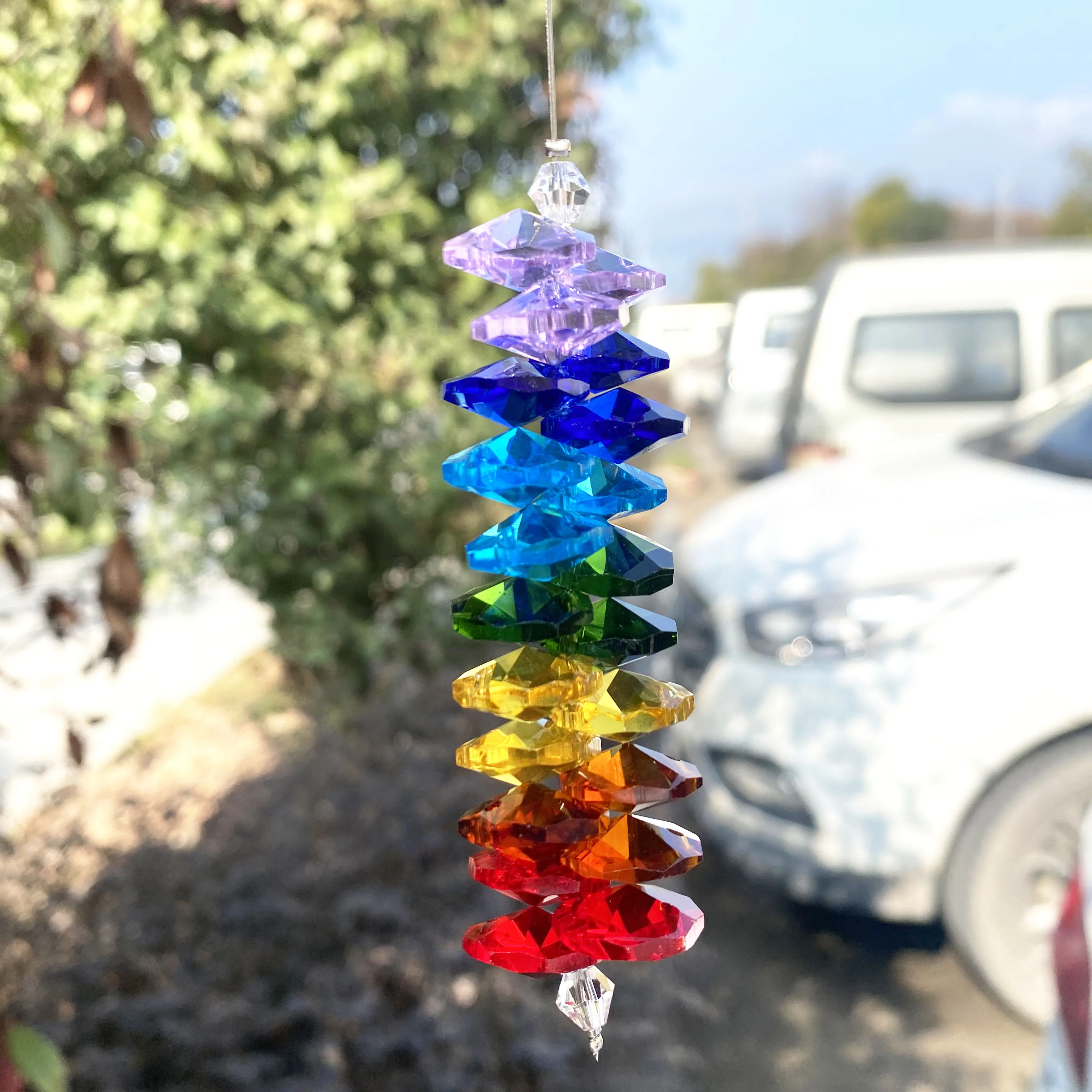 Natural Stone Crystal Suncatcher Ball Prism Buy Crystal Suncatcher