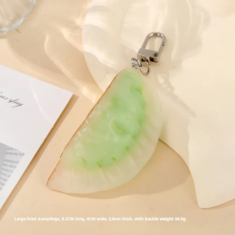 Simulation Food Color Dumplings Fried Dumpling Model Chinese Dim Sum Play Toys