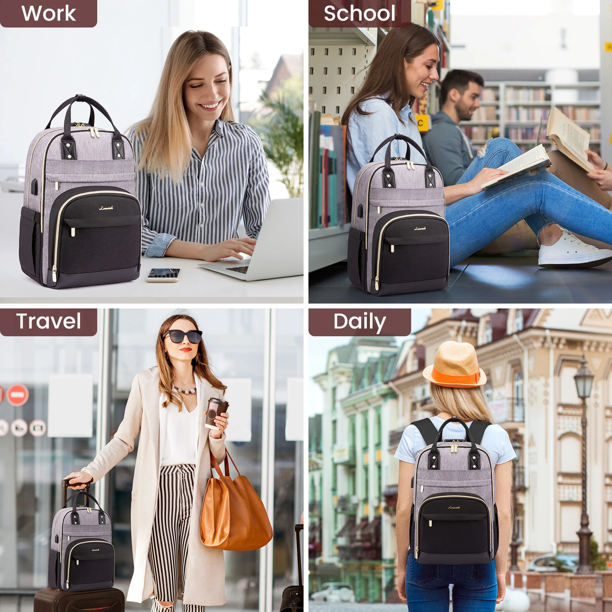 Lovevook 2022 Travel Bags Large Capacity Bags Custom Business 15.6 ...