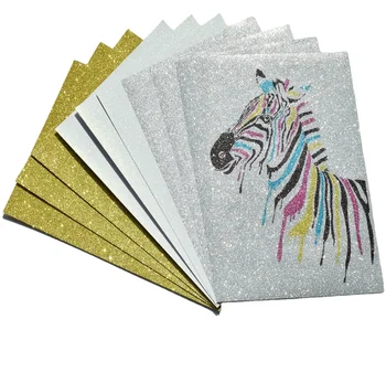 A4 Printed Glitter Paper Cardstock Paper For Christmas Gift Wrapping ...