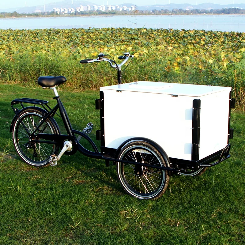 Icicle Tricycle Ice Cream Bicycle Business Front Loading Wheels