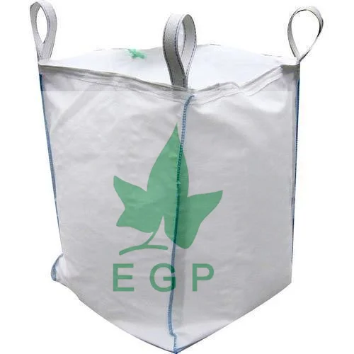 EGP Factory's 500kg-1000kg Wood Pellet Big Bag Jumbo Bulk Bag With Flat  Bottom Antistatic PP Material Ton Loading Weight