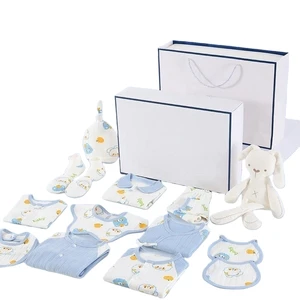 Spring Autumn New Born Full Moon Vetement Bebe 0 24 Mois Baby Clothes Gift Box Set