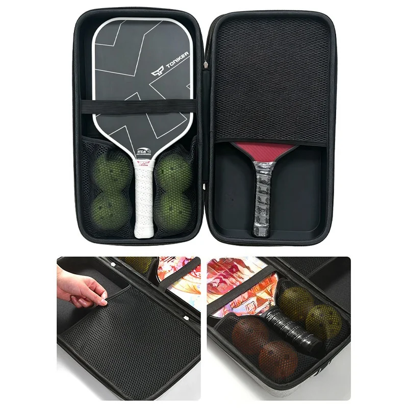 Lavida Eva Composite Material Pickleball Racket Cover & Storage Bag Crossbody Shoulder Hand-Carrying Multi-Function preview 4