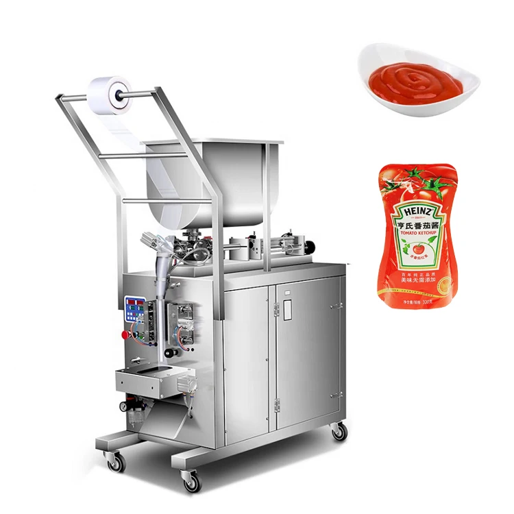 Henna Paste Cones Packing Machine Different Shapes Liquid Packing Machine 20g Sauce Packing Machine