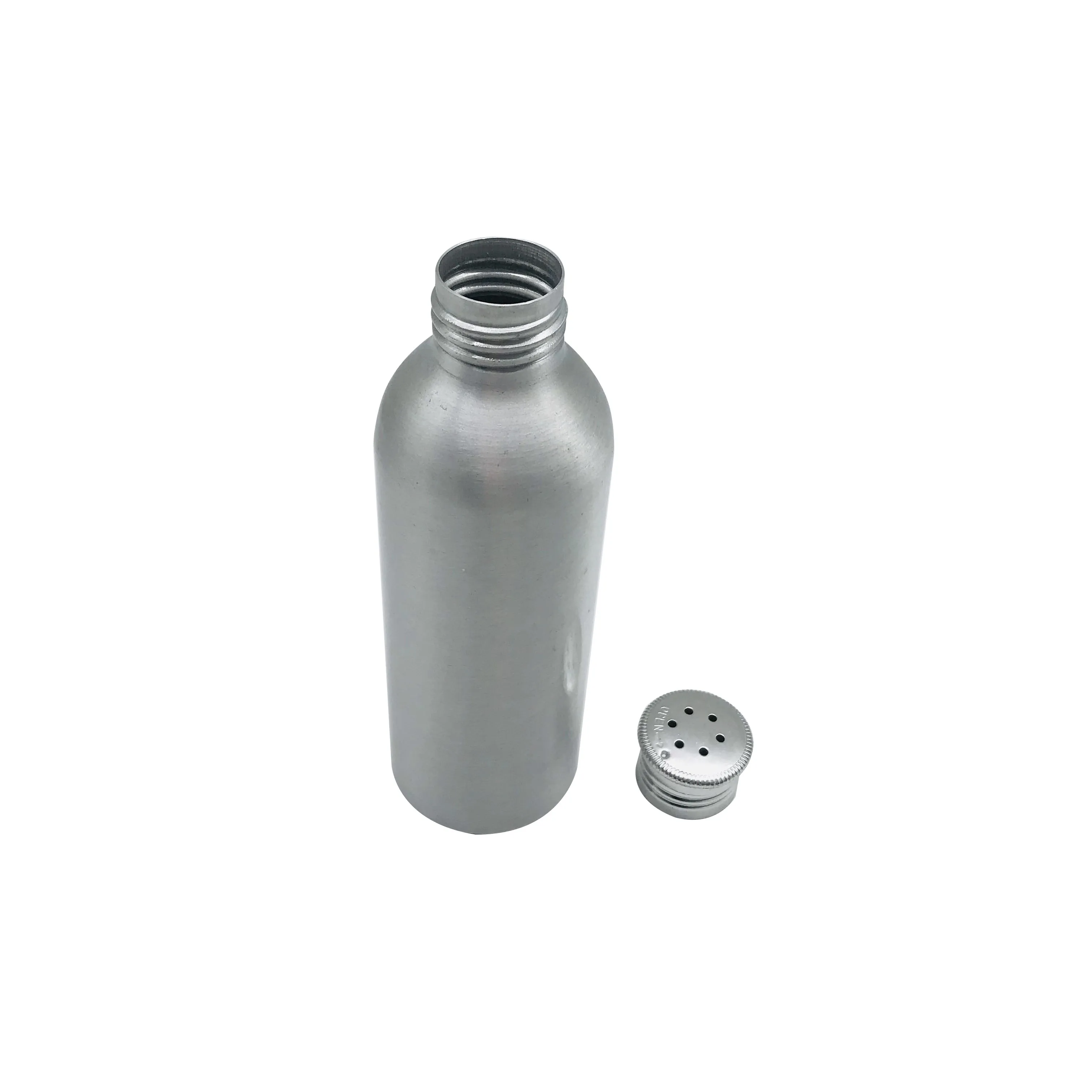 Customized luxury aluminum powder shaker bottle for spices salt chicken essence 30ml 60ml 100ml 150ml 200ml