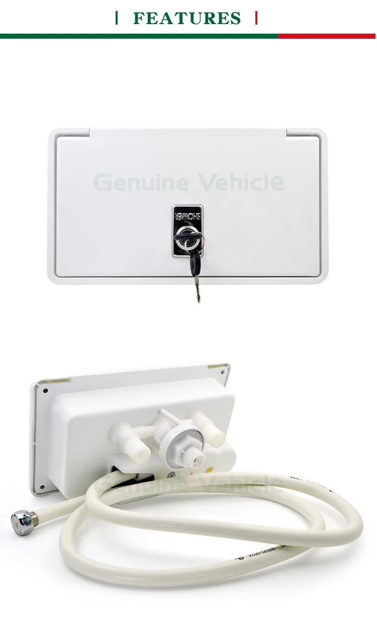 Motorhome Accessories External Shower Rv Shower Box With Lock Outdoor