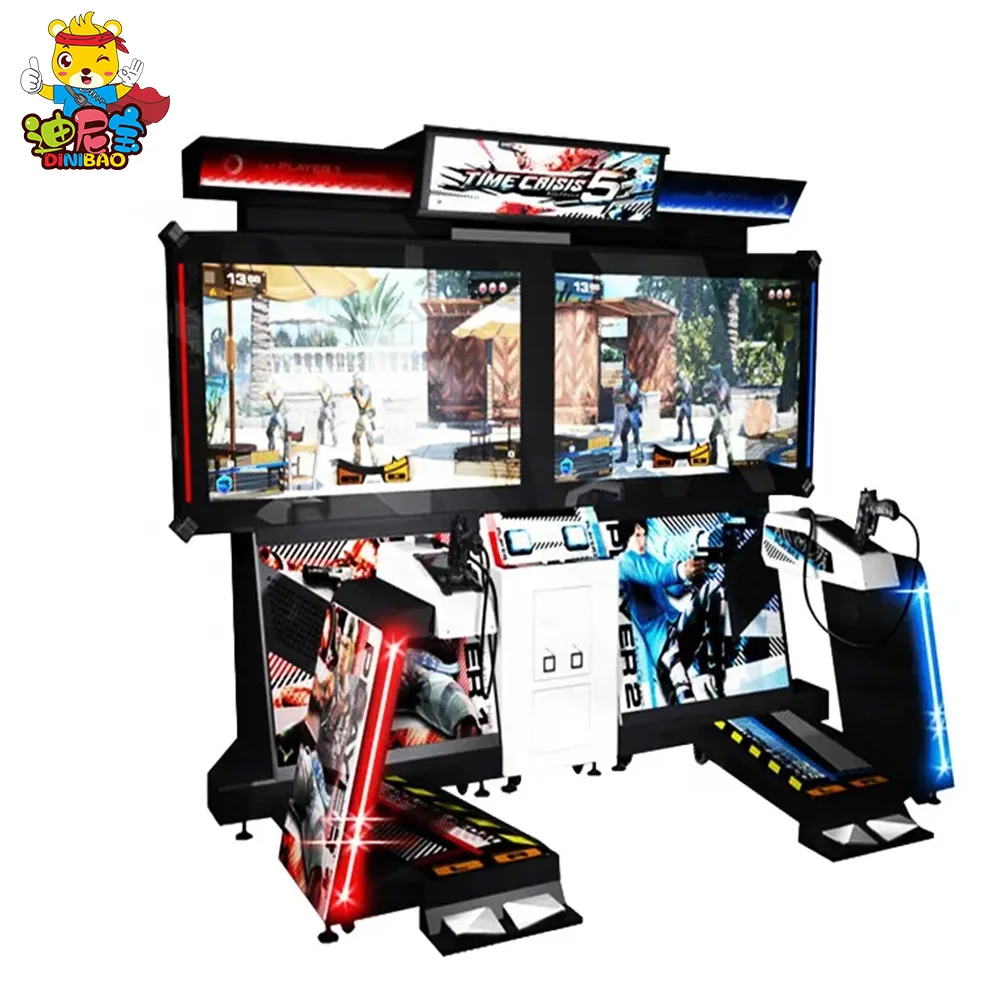 ダブルプレイヤーアーケード タイムクライシス5 シューティングゲーム