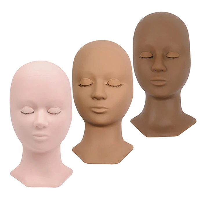 Factory Sale Practice Mannequin Doll Head For Eyelash Extension Training Lash Mannequin Head