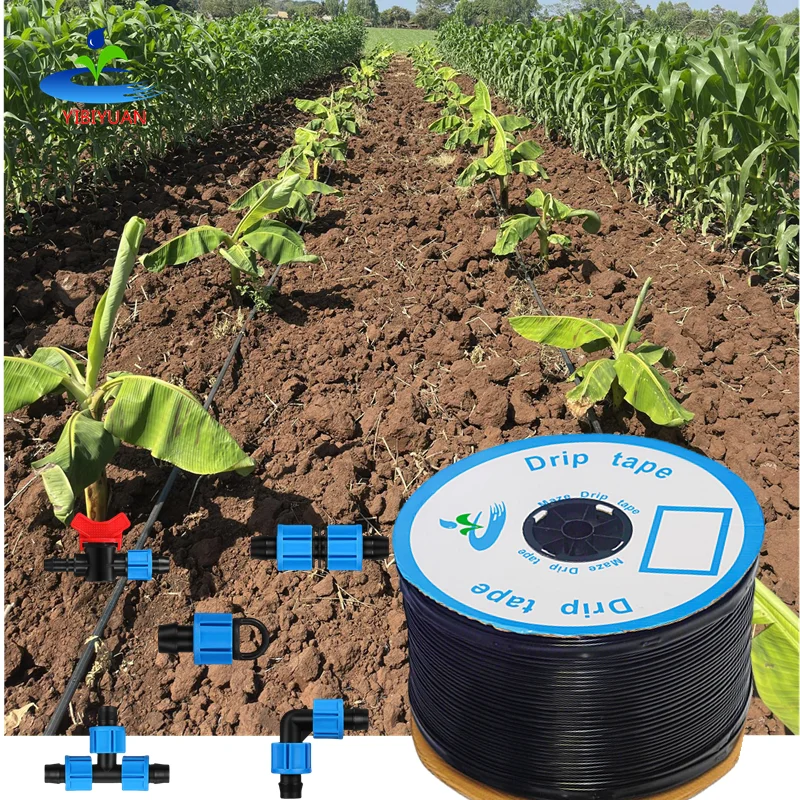 Agricultural Water System Pipe Drip Irrigation Tape 20000m 15 20 30 cm Spacing 16mm Drip Lines