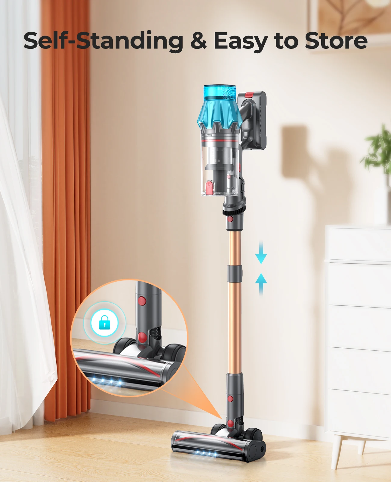 Laresar Ultra7 550W Cordless Vacuum Cleaner Smart Home Appliance