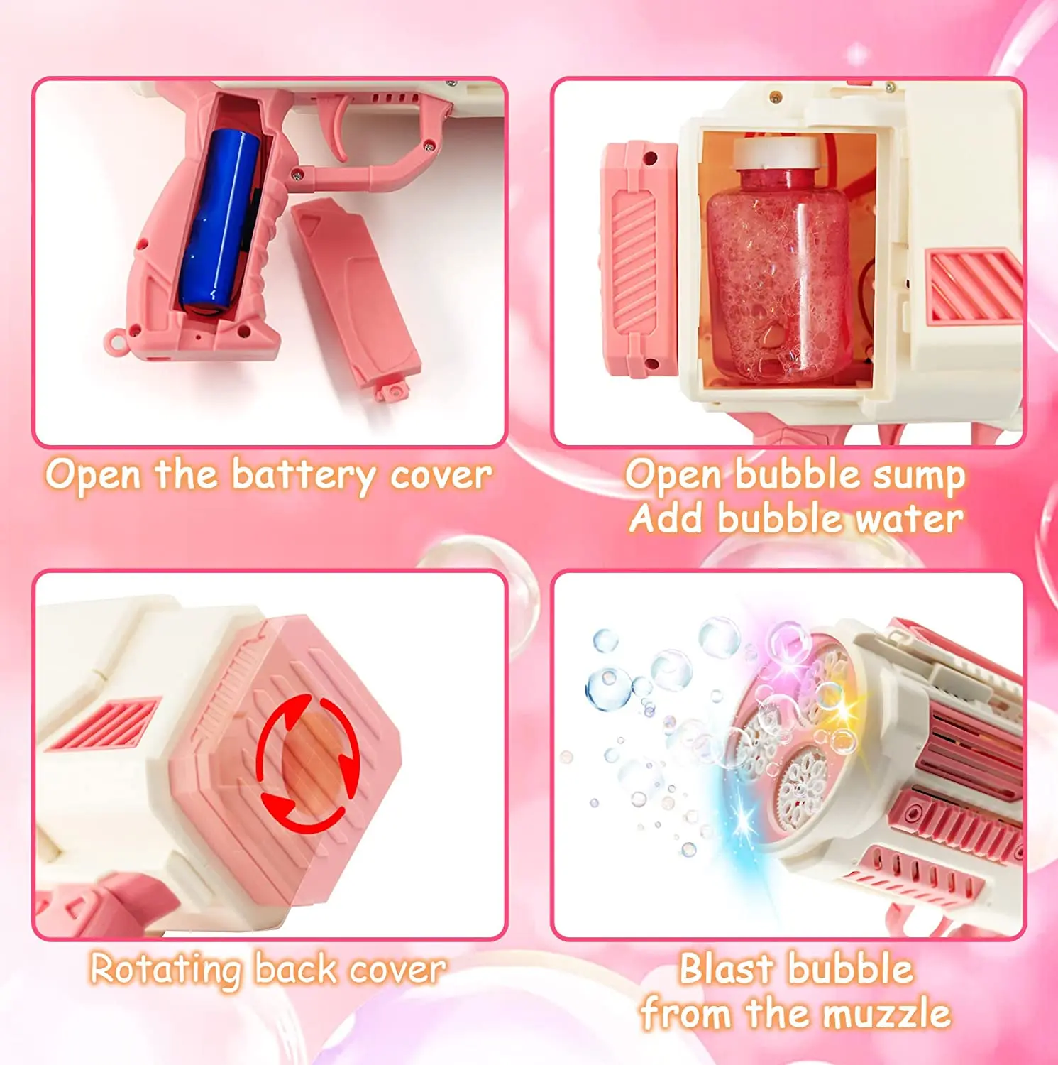 Летняя аккумуляторная установка для создания пузырей