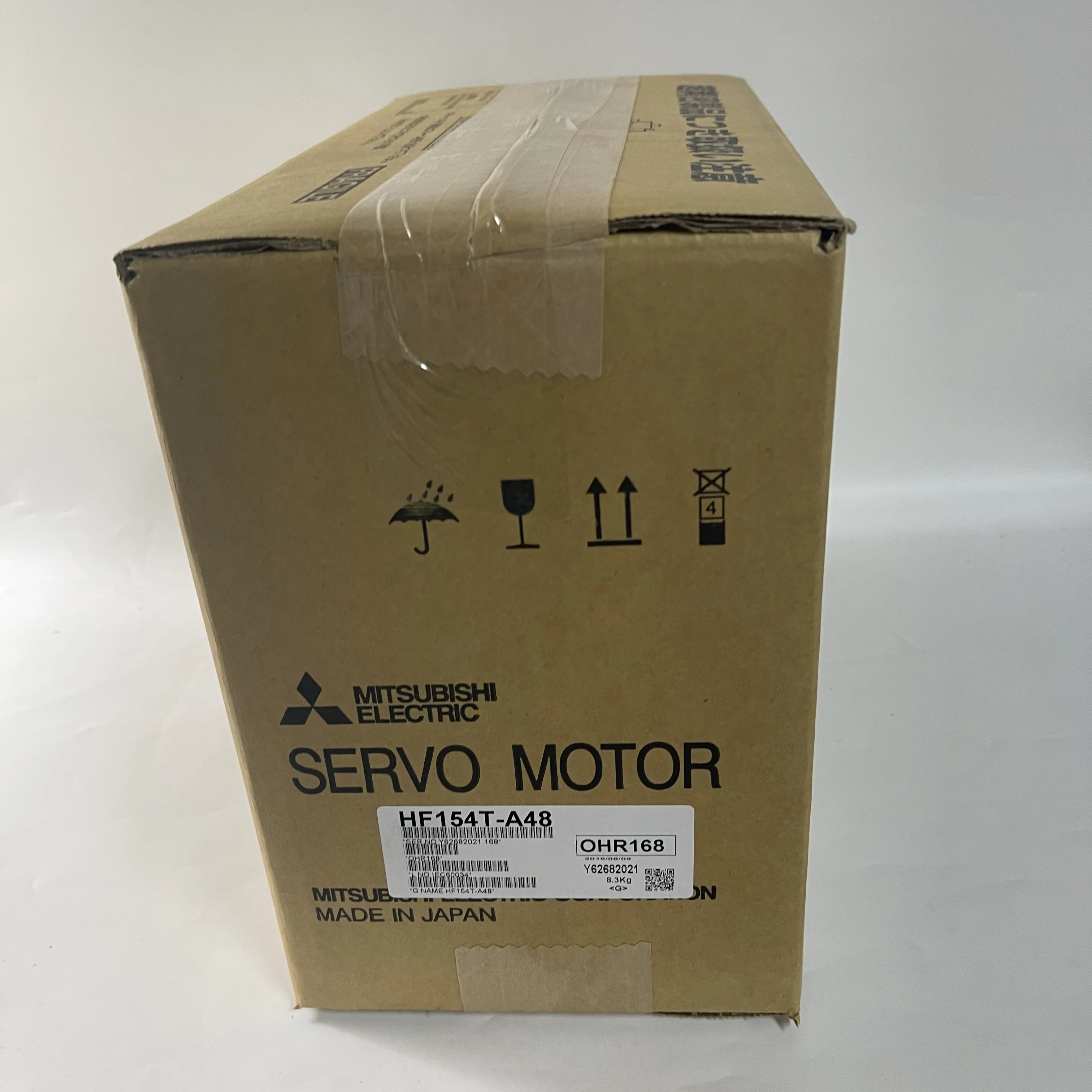 Mitsubishi AC Servo Motor HF154T-A48 Mitsubishi AC Servo Motor HF154T-A48