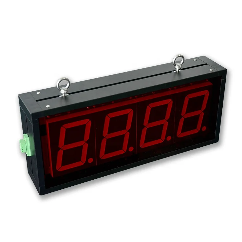 LED Digit Display Modbus RTU/ASCII/TCP 5-inch 4-digit Dual Sided Seven-Segment Display