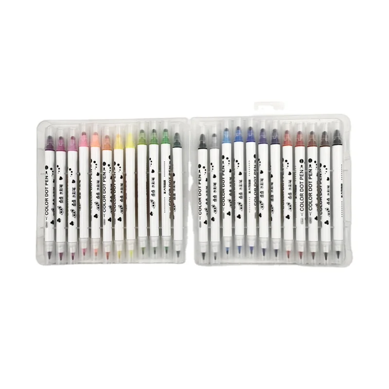 Распродажа креативный маркер с точками новинка металлические цветные пунктирные художественные маркеры двумя концами маркер-маркер