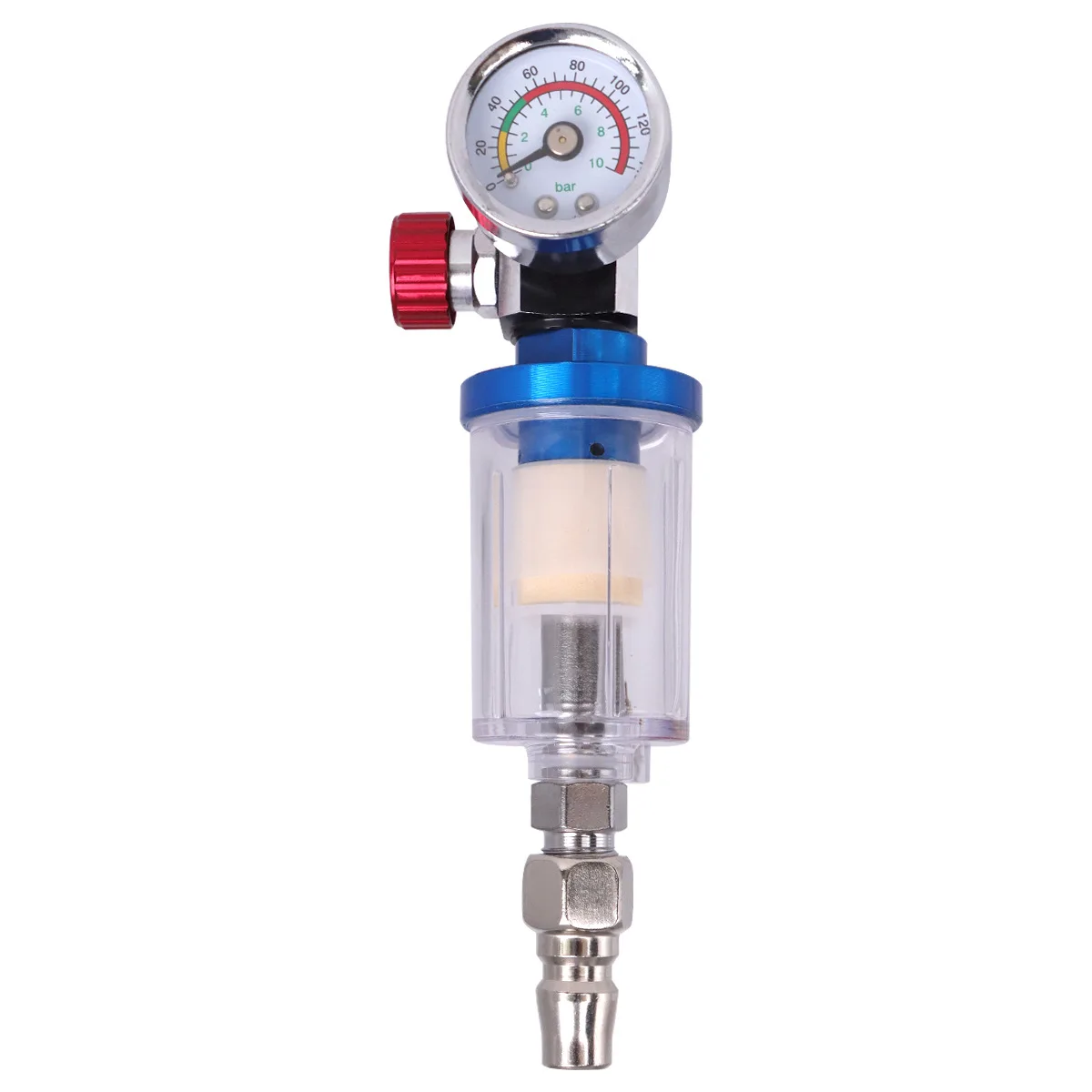 Spraypistol tillbehör tryckmätare kopparkärnfilter spraypistels bakre nät luftpump vattenfilter kompressortillbehör