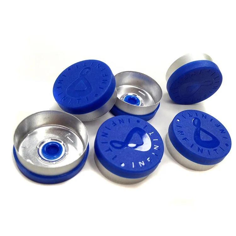 Alibaba.com: Custom Logo Pharma 13mm 20mm Plastic Aluminium Vial Cap ...