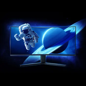Xiao-mi 34インチカーブゲーミングモニター 144Hz 4ms WQHD 21:9