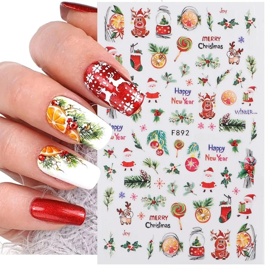 Festive Nail Art Natal Ideas
