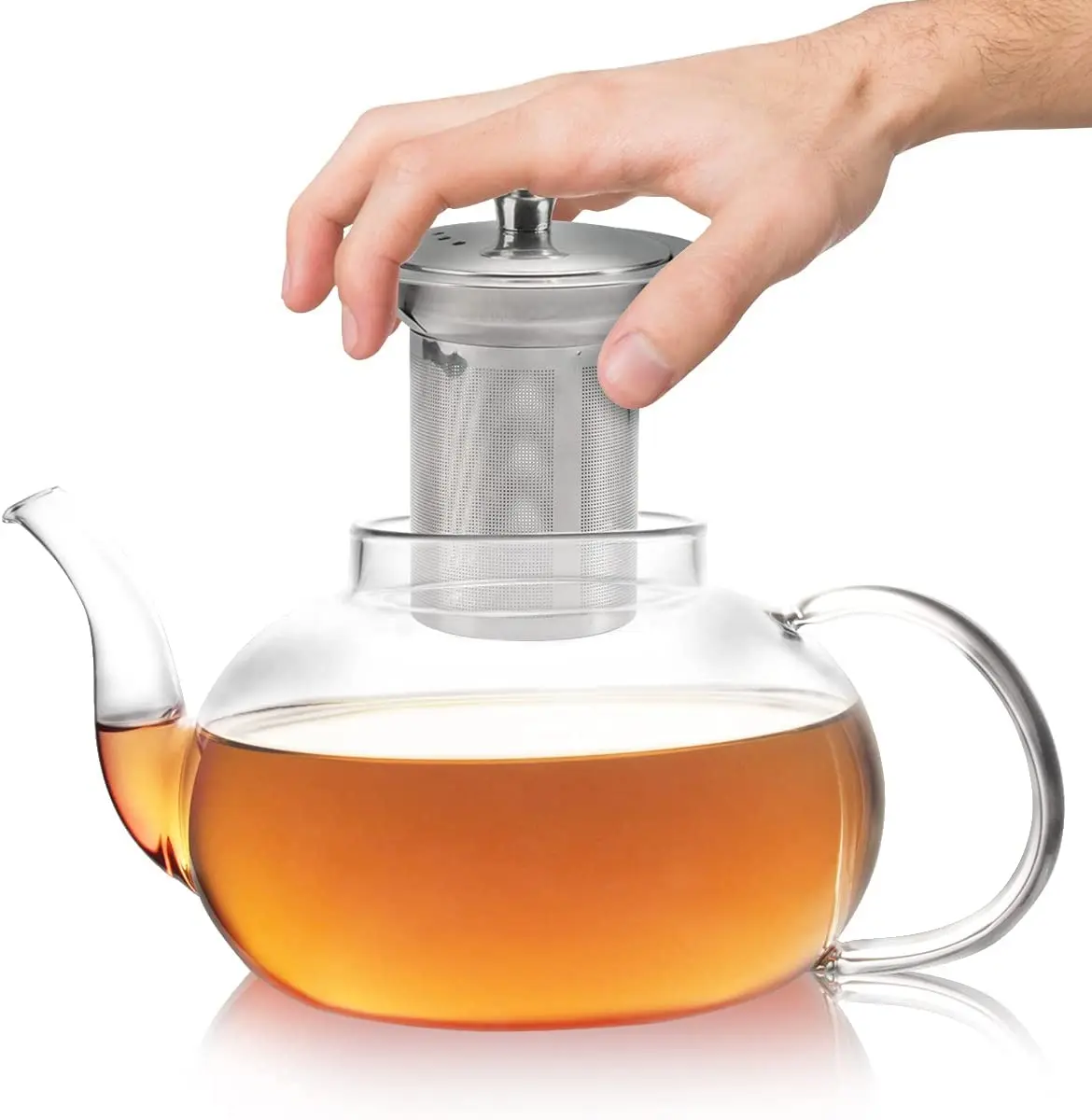 Online Top Selling Borosilicate Glass Tea Pot Tea Pot Set /teapot Glass