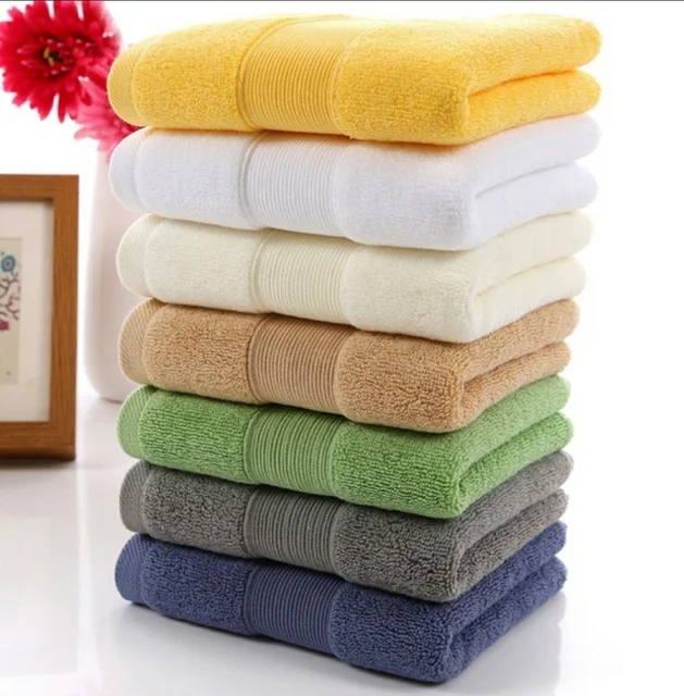 Wholesale custom egyptian cotton bath towels extra large Logo sport Excellent Water Absorption Luxury bath hand face  towel