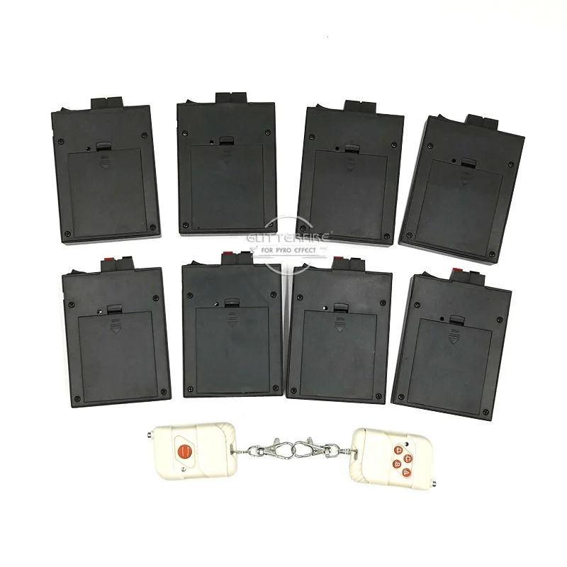 Two Remote Controller 8 Channel Pyrotechnic Fireworks Ignition Fire System Wedding Celebration Firework Firing System