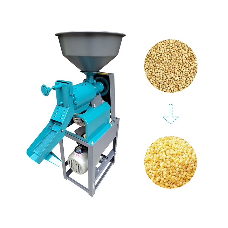 Small Wheat Corn Peeler Maize Skin Hulling Machine Millet Huller Grain
