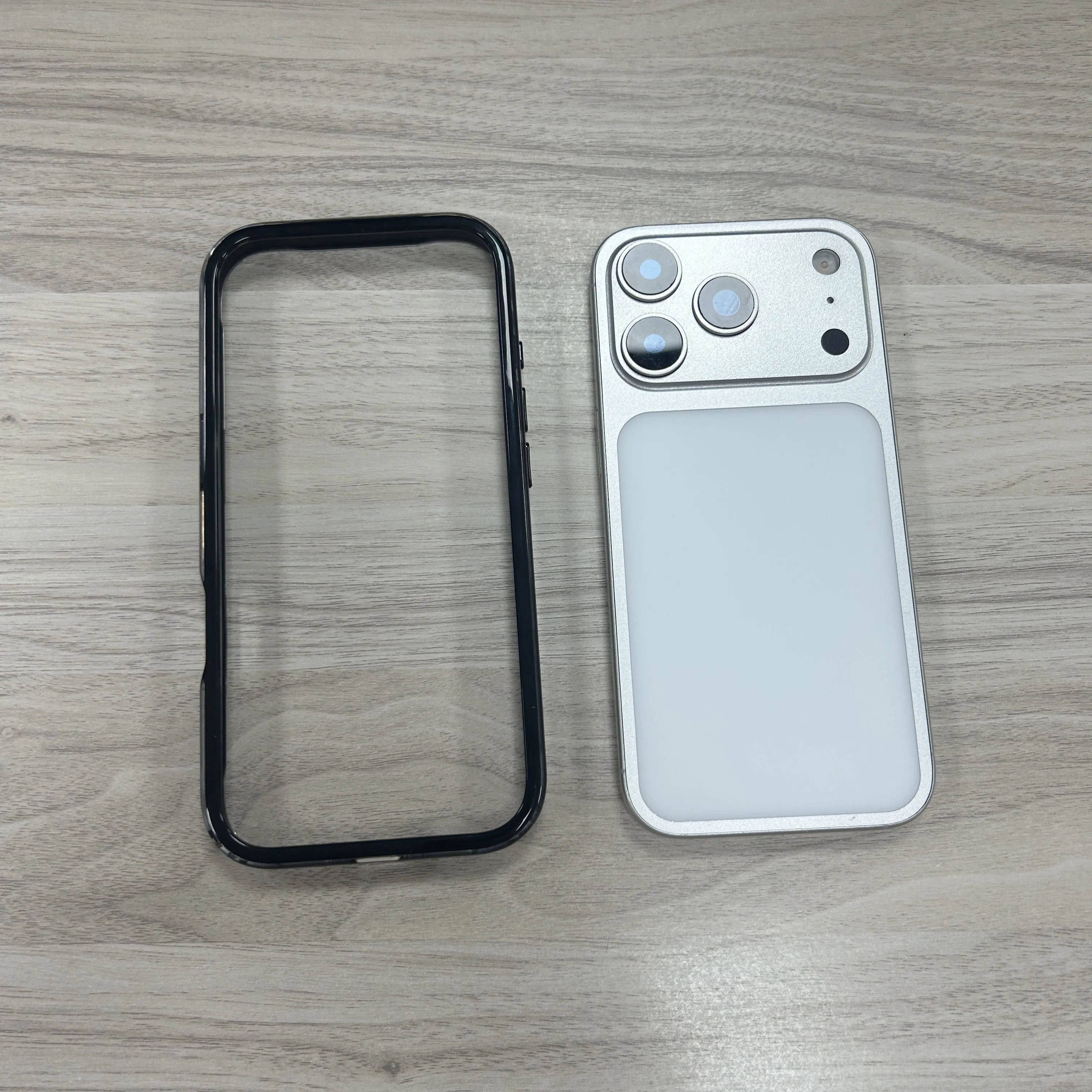 product 2025 laudtec phone frame air bumper voor cover for iphone 17 air pro max added edge protection tpu pc-4