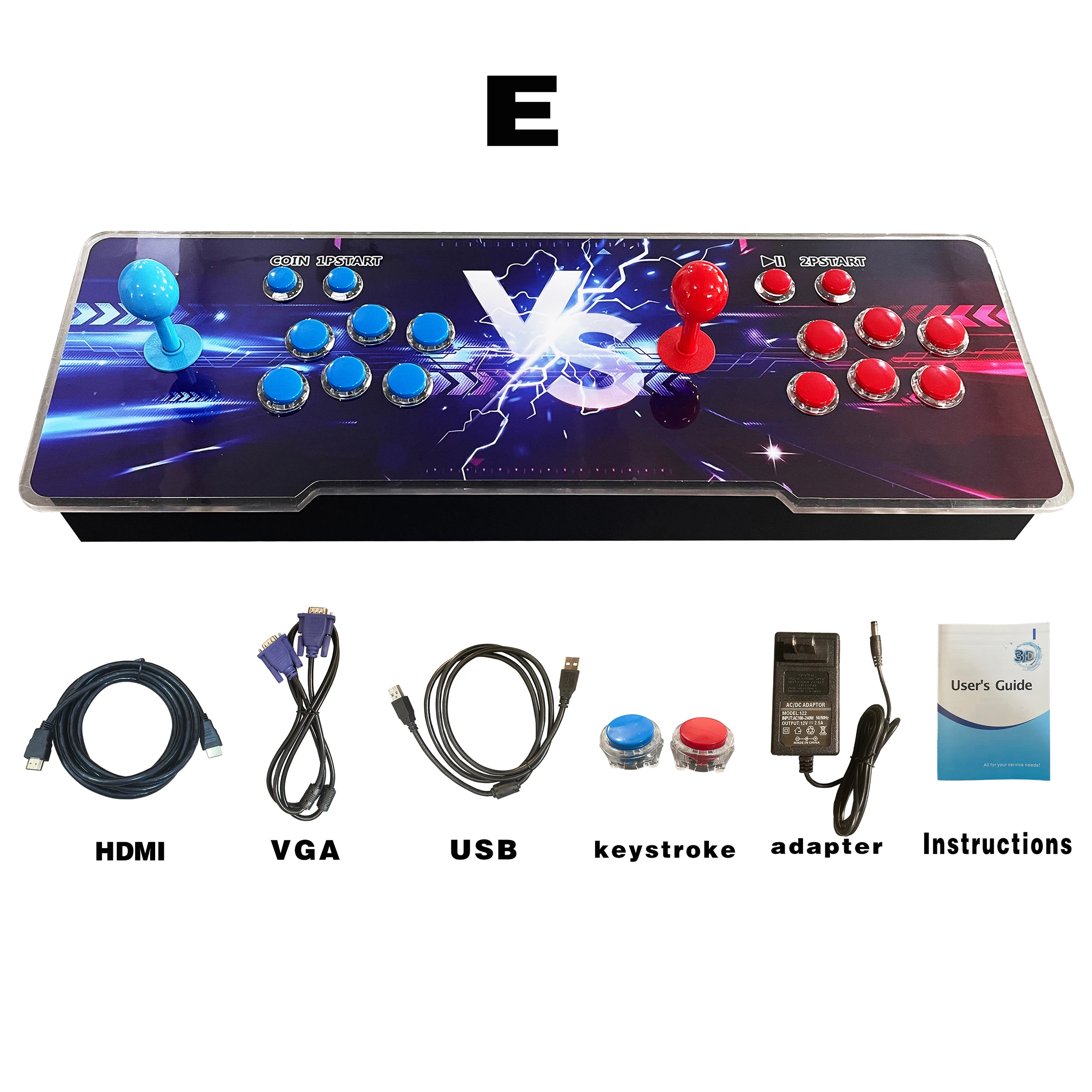 3D Pandora Box Arcade Machine with Joystick & Customized