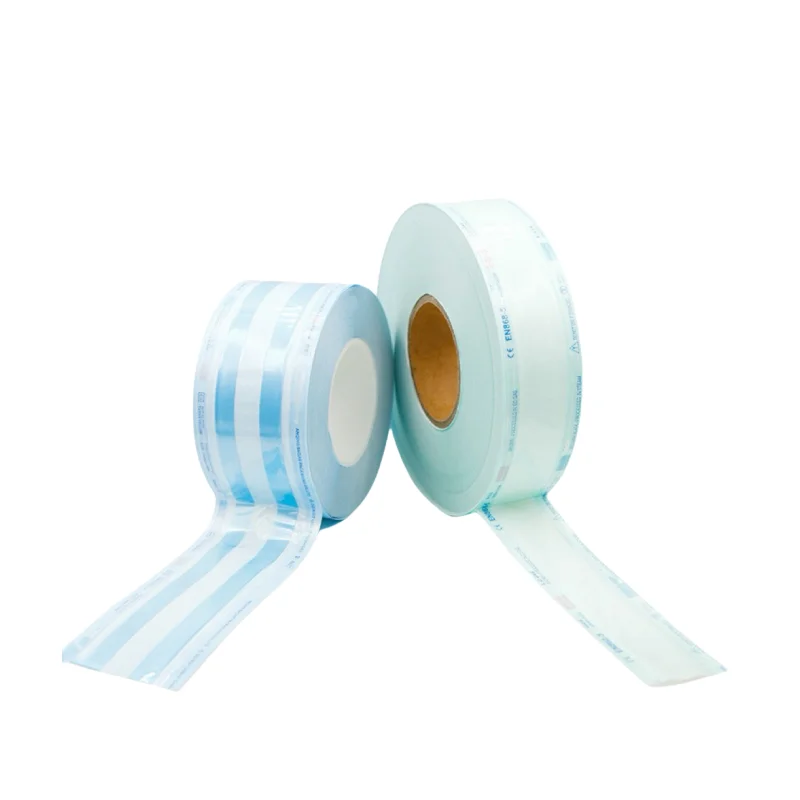 Heat-sealing Gusseted sterilization packaging rolls