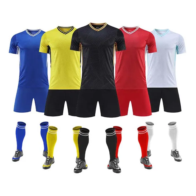High Quality Customizable Soccer Wear Stretchable Top Gear Design for Summer Autumn & Winter OEM Automated Cutting Supply