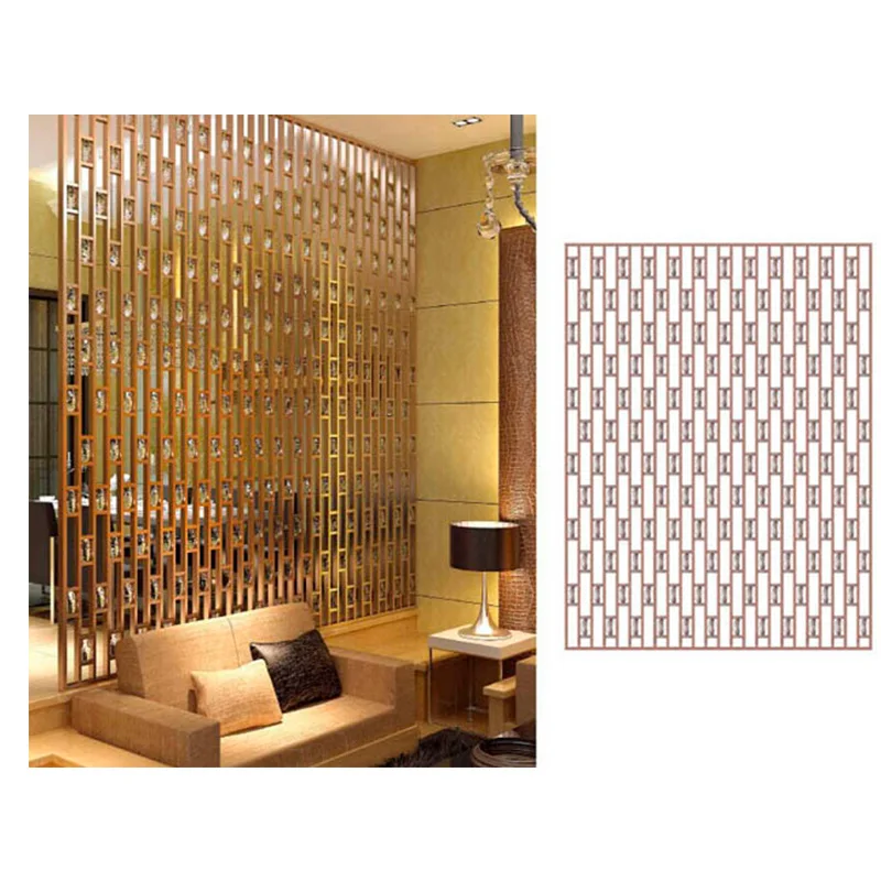 Source restaurant decoration room divider , indoor tempered glass ...