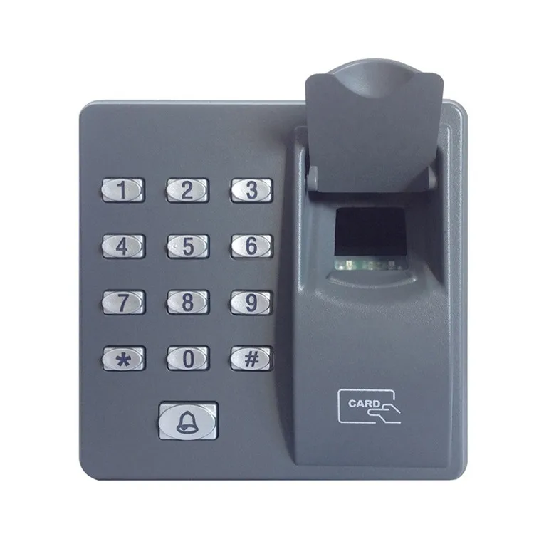 125KHz RFID Card+Password Door Access Control Keypad with 10 ID Card Keyfobs 