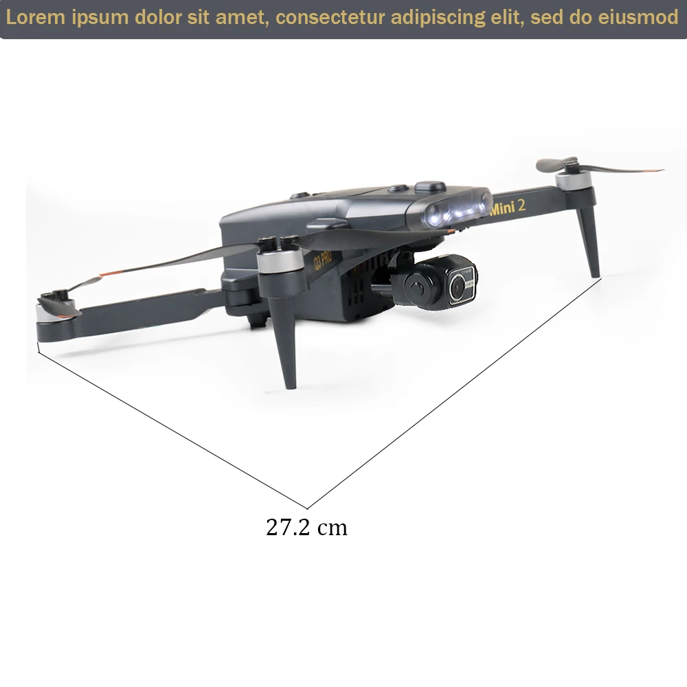 Q3 Pro Mini 2 Drone GPS Drone 4K Profesional  3-Axis Gimbal Dual Camera 5G WIFI FPV RC Quadcopter with Obstacle Avoidance Drone