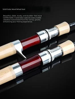 CHEERY Fisherman Catching Chixi Luya Rod Ultra Light Carbon Soft Tune Straight Handle Stream 3.9m Fuji Guide Ring – Soft Lure – view 4