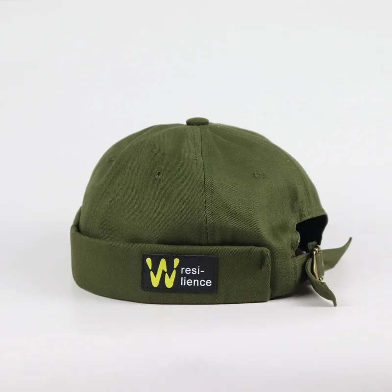 Docker Hat Skullcap – Retro Brimless Beanie For Men & Women | Adjustable Cotton Cap