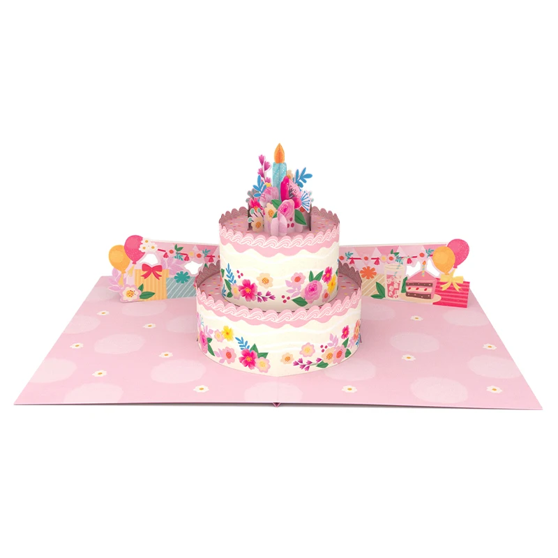 DIY - CAKE Pop-Up Card For Birthday | Easy 3D Card For Birthday | CAKE  Pop-Up - YouTube | Card making birthday, Happy birthday cards diy,  Beautiful birthday cards
