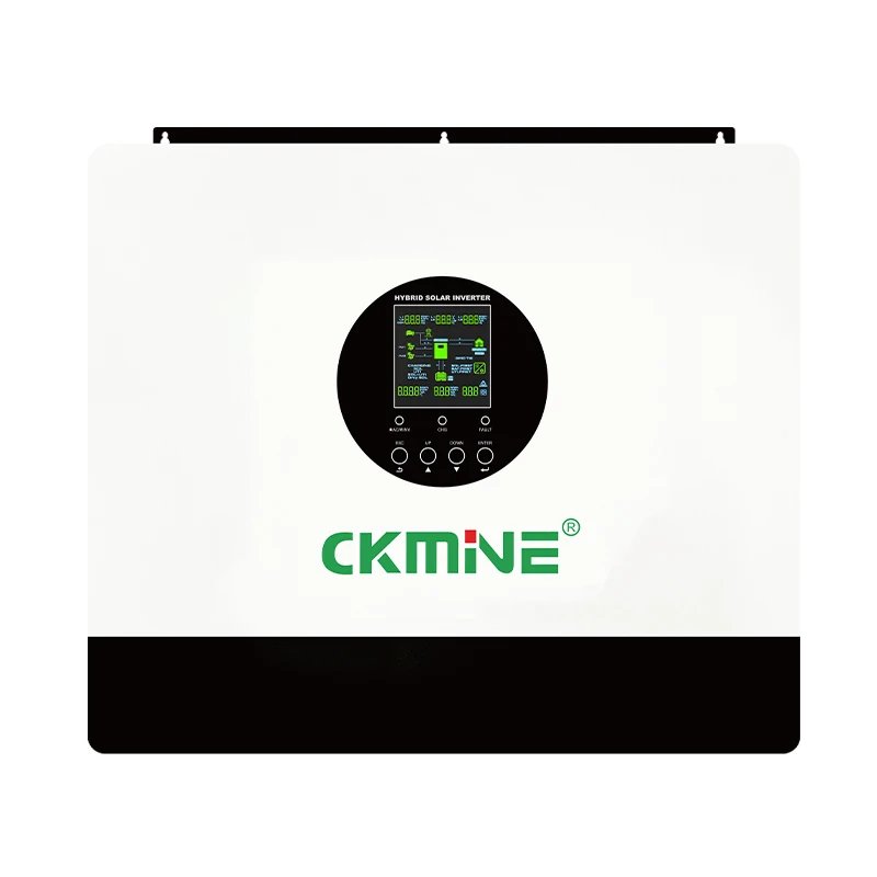CKMINE-Hybrid-Wechselrichter für Solarenergie, hochwertig, 8 kW, mit zwei MPPT-Ausgängen, 48 V, 8000 W, einphasig, 230 V, WLAN-Funktion, für Heimsysteme zur Energieversorgung