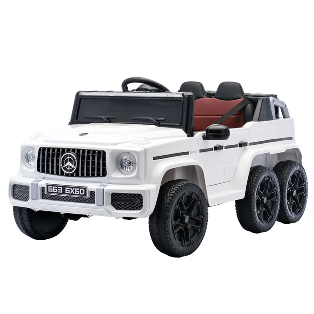 Children Electric Ride-On Car Adult Compatible Multi-Tire Baby Toy Boys Girls Remote Control Double Seater Off-Road Vehicle