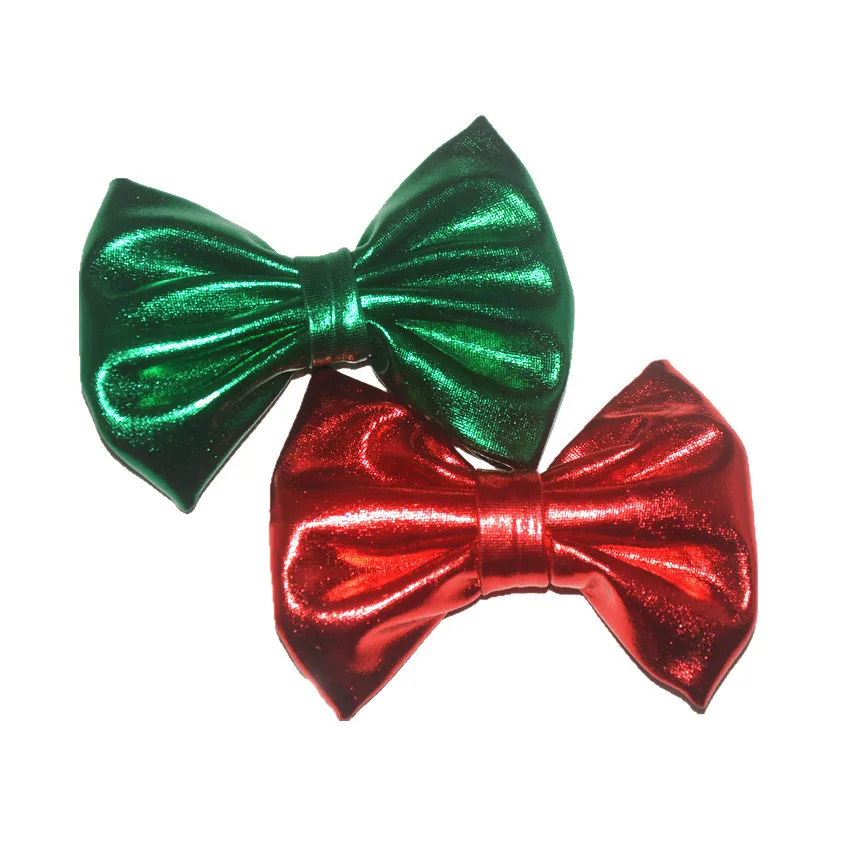 MIO 4 дюйма Лидер продаж аксессуары для галстука-бабочки волос шпильки блестящая ткань только бант 16 видов цветов оптом