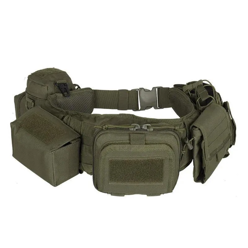 Camouflage Sport Enthusiasts Multi-function Tactical Training Girdle Tactical Waist Bag Hunting Pouch Tactic Waist Belt