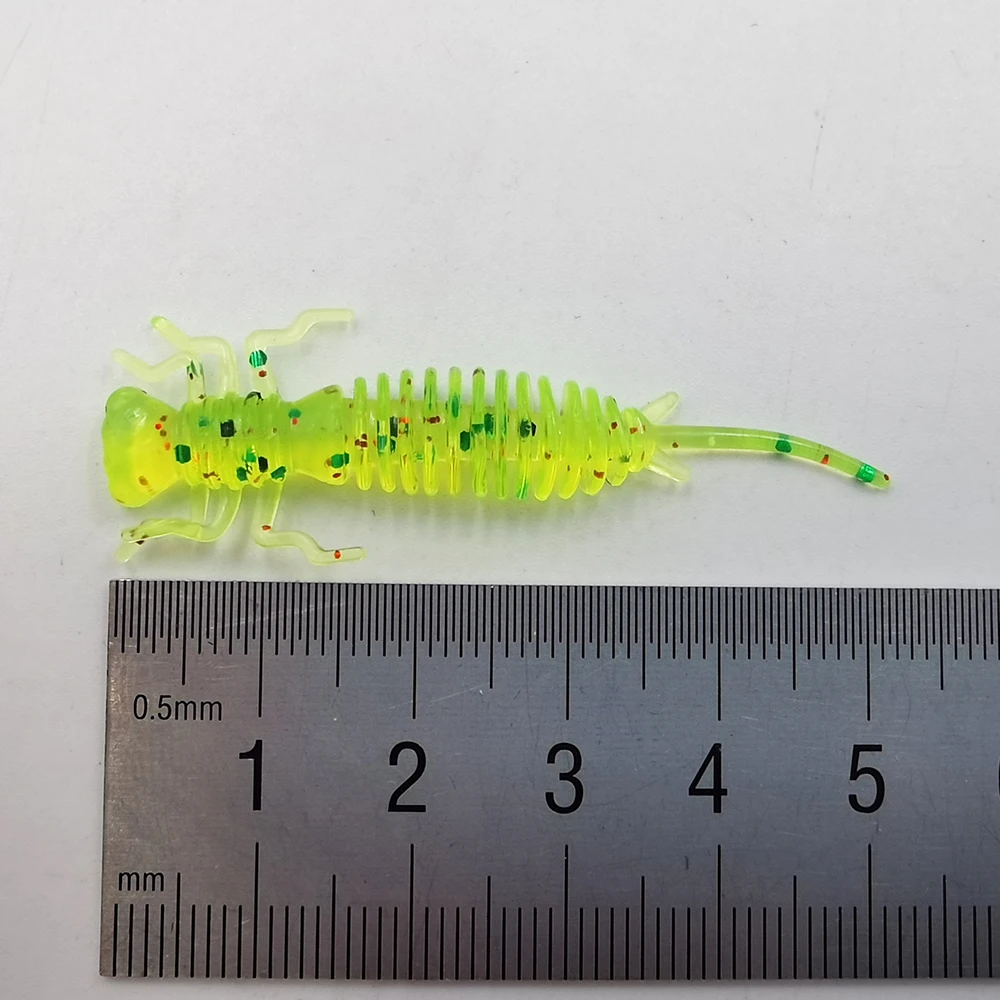 Pvc/tpe 4cm 5cm Rockfish Ocean Rock Bait Soft Worm Soft Bait Fishing