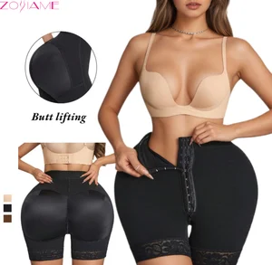 Flattering Plus-Size Waist-Snatching Tummy-Slimming Hook-Clasp High-Rise Booty-Enhancing Shapewear Pants for Women