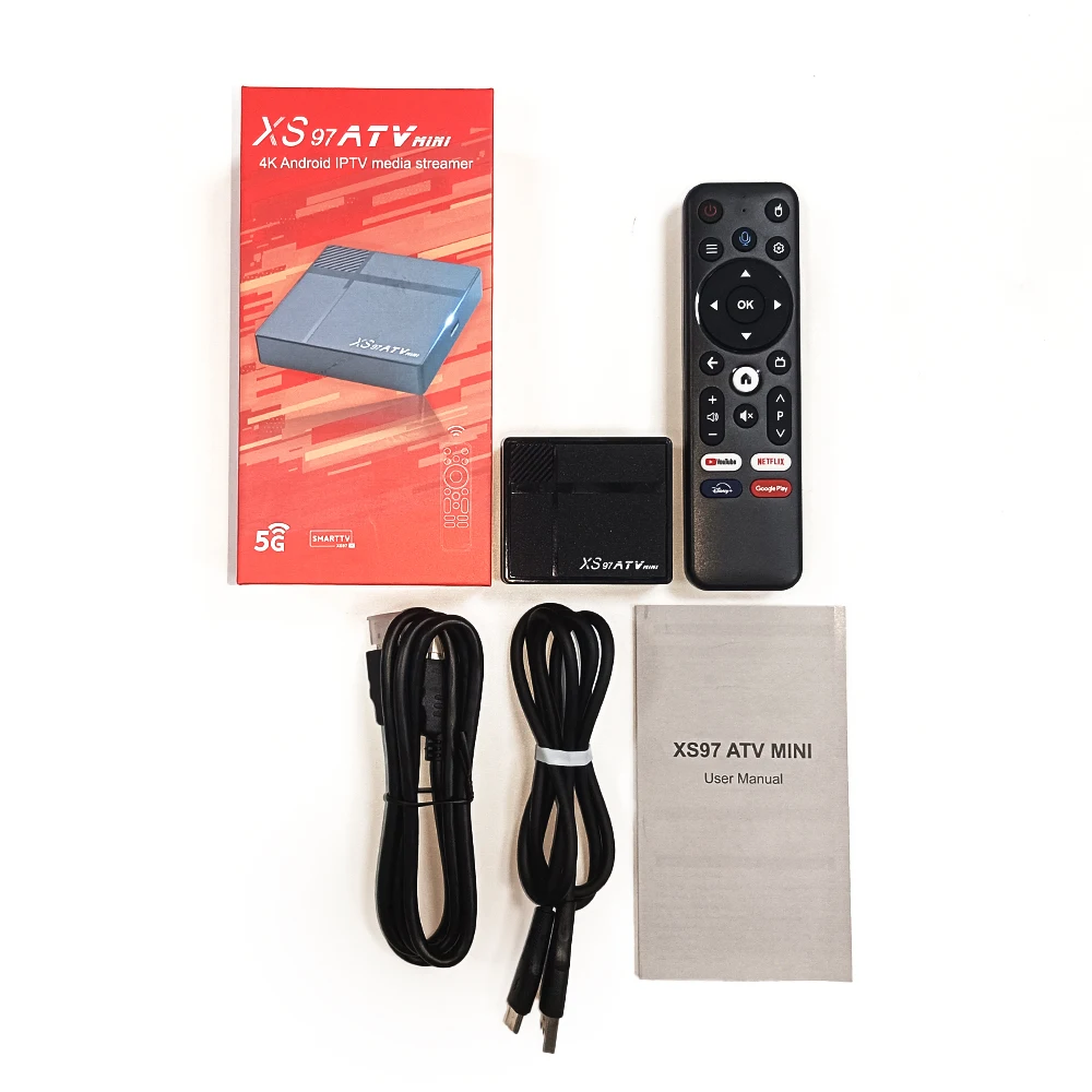 Mini ATV XS97 Android 12.0 TV Box 2GB RAM 16GB ROM Allwinner H618