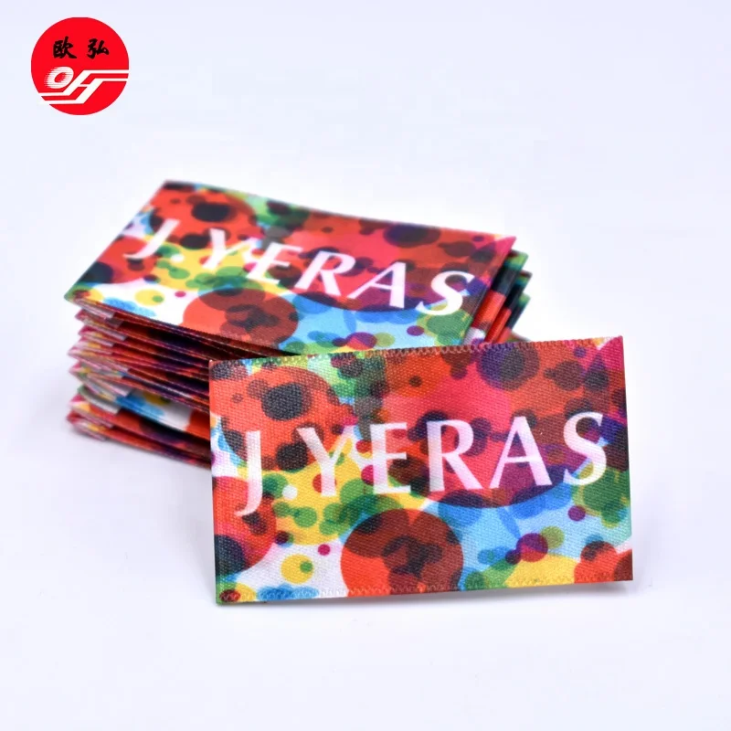 Wholesale Customized Colorful Heat Transfer Printing Garment Neck Labels - Buy Heat Transfer Labels For Clothing,Back Neck Labels,Garment Labels ...