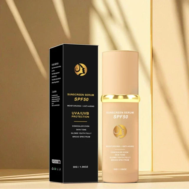Face Care Serum Manufacturer Attractive Wholesale Price Face Serum UVA/UVB Protection 2-in-1 Sunscreen Foundation Serum