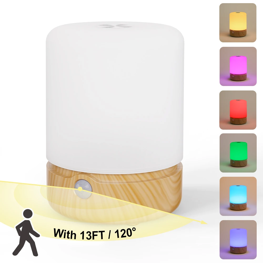 product trending products 2024 smart home color changing usb rechargeable rgb motion sensor led night lights for bedroom-38