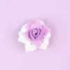 Tête de rose violette dégradée