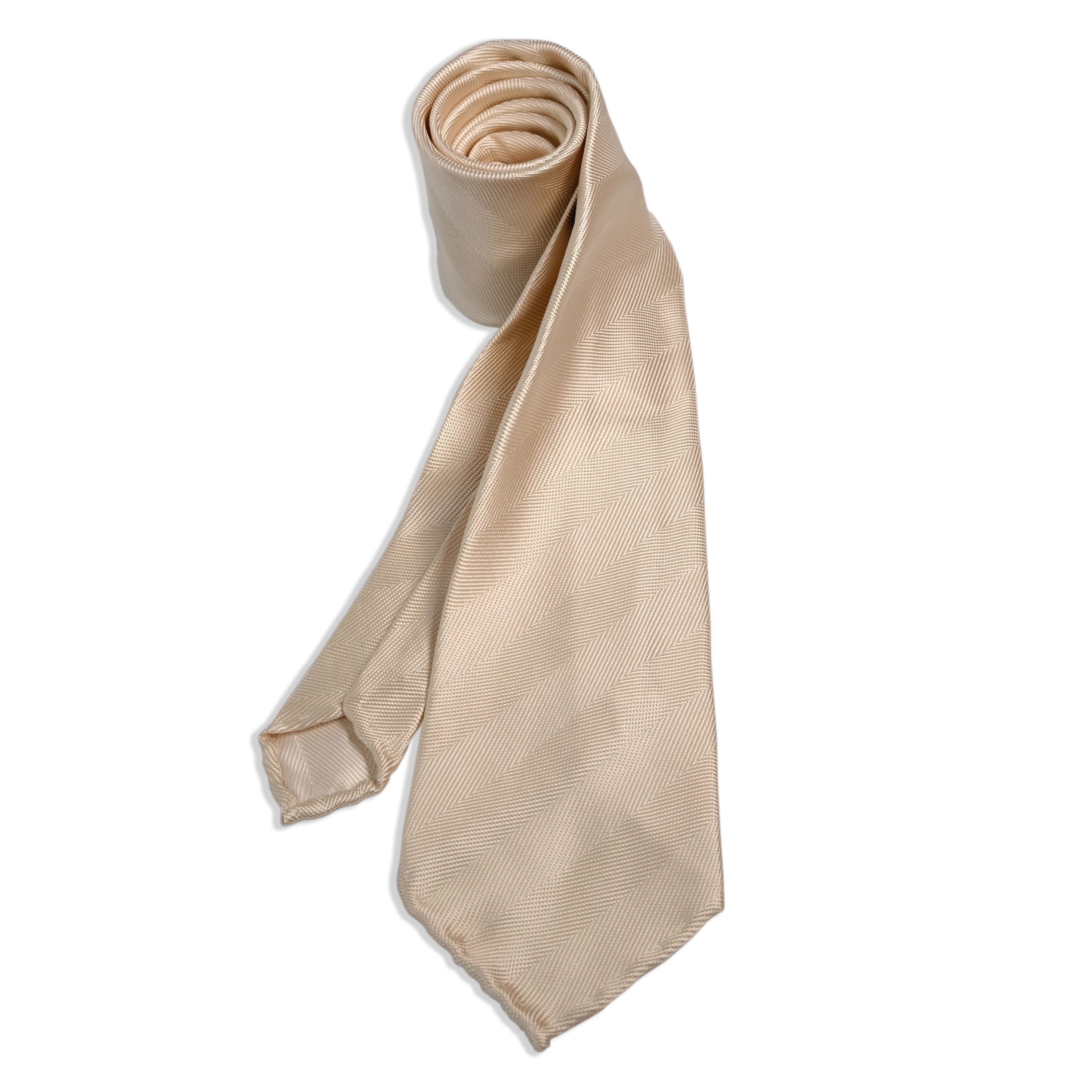 Hand-rolled Tri-fold Tie Solid Jacquard Suit Tie Business Casual Custom Design