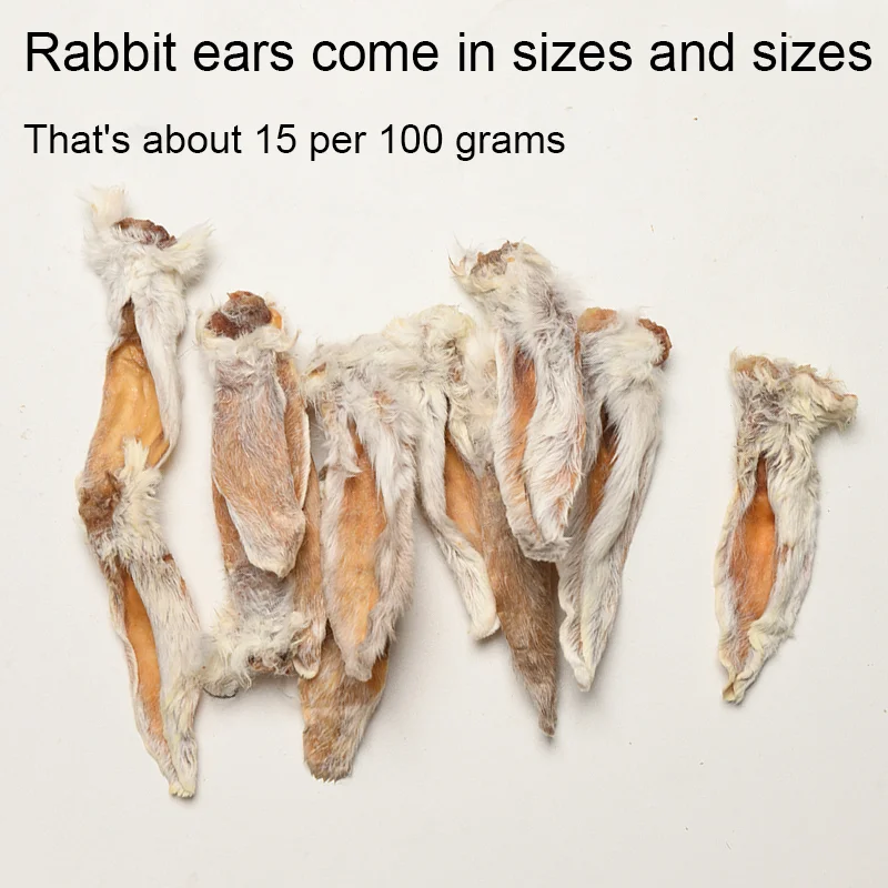 Rabbit Ears Meat Dog Food Meat Pet Treat Ears Delicious Pet Food Rabbit